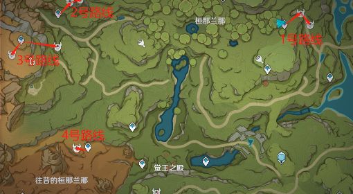 《原神》蕈兽素材收集路线 蕈兽讨伐指南
