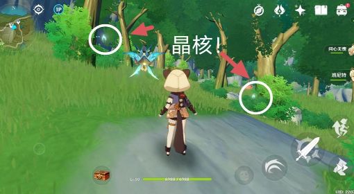 《原神》3.2版蒙德地区晶核采集路线
