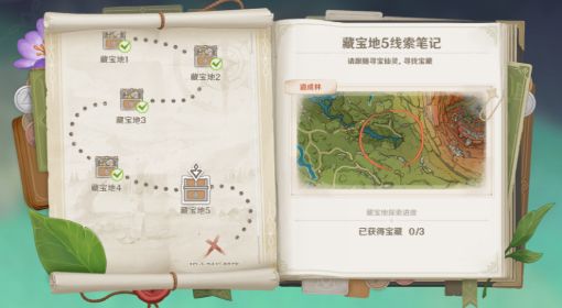 《原神》3.第五天宝藏位置的秘宝迷踪 道成林宝藏在哪里