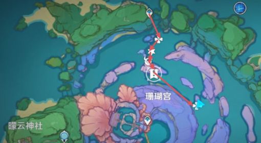 《原神》珊瑚真珠采集路线图 原神珊瑚真珠在哪里采集