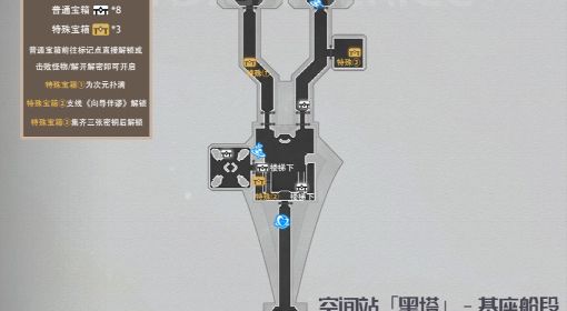 《崩坏星穹铁道》黑塔空间站基座舱全宝箱收集