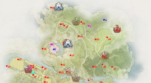 《狂野之心》春霞古道收集地图 春霞古道收集品位置