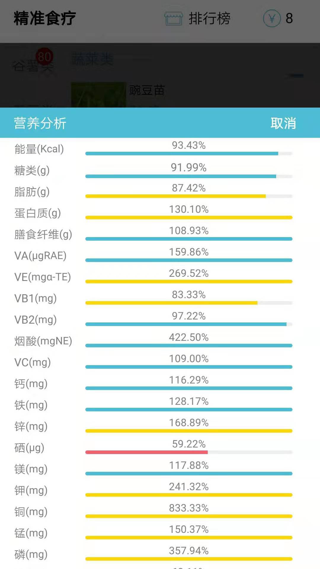 精准食疗截图1