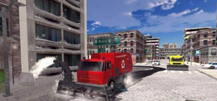 清雪车清扫道路截图3