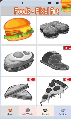 食物着色游戏截图1