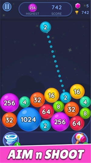 2048合并气泡截图1