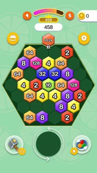 2048六角碰碰碰截图1