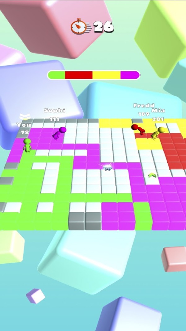 彩色六边形跳跃截图1