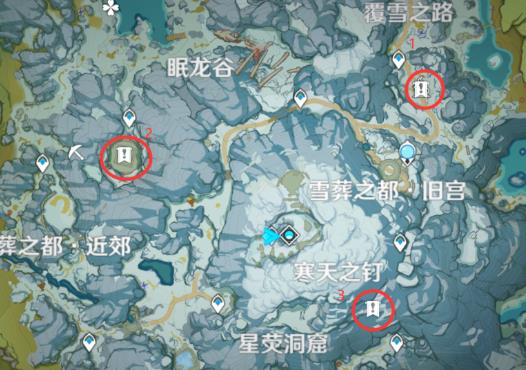原神山中之物碎片位置坐标图