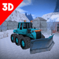 现代除雪机3D公路救援拖拉机