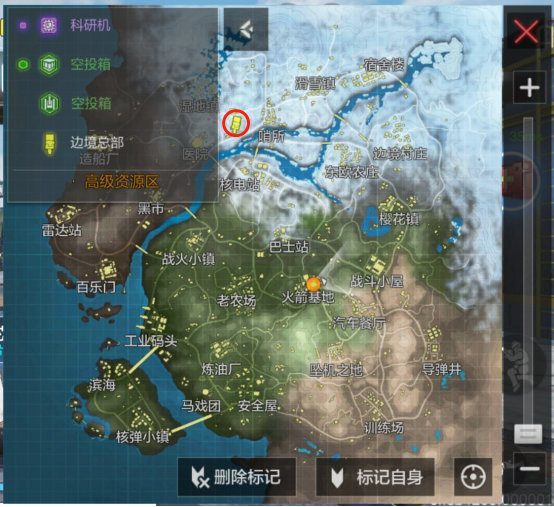 和平精英空中平台怎么找