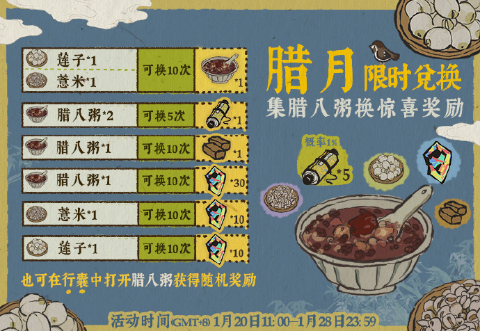 江南百景图腊八粥有什么用