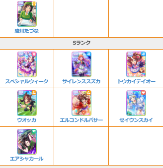 赛马娘手游哪些支援卡比较厉害