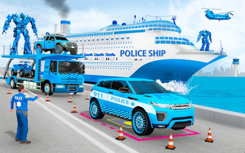 美国警察沙滩车四人自行车截图3