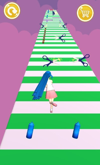 长发挑战跑截图1