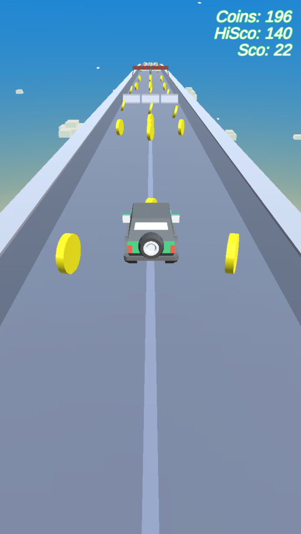 汽车天空跑截图1