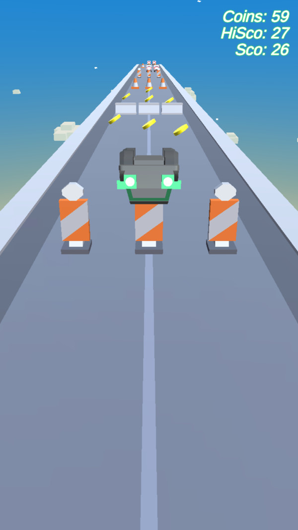 汽车天空跑截图3