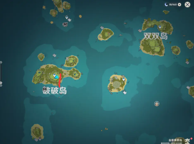 原神金苹果群岛五个柱子怎么过