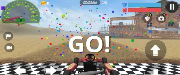 赛车卡丁车3D货币版截图3
