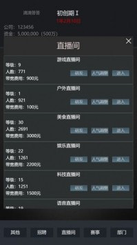 模拟经营我的直播公司手游4