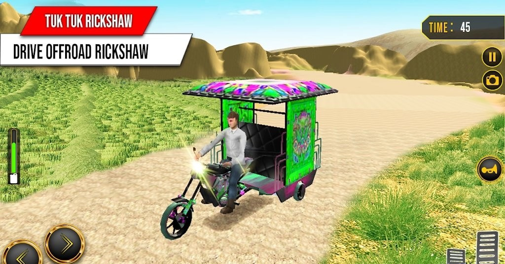 嘟嘟自动人力车(Tuk Tuk  Auto Rickshaw)截图1