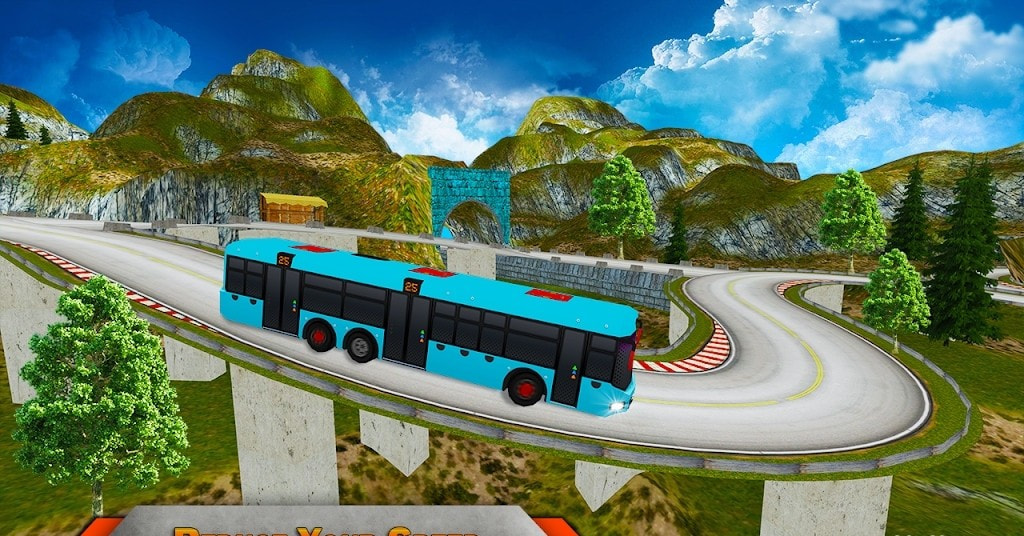 巴士停车3D模拟(Modern Tourist Bus parking 3D Game)2