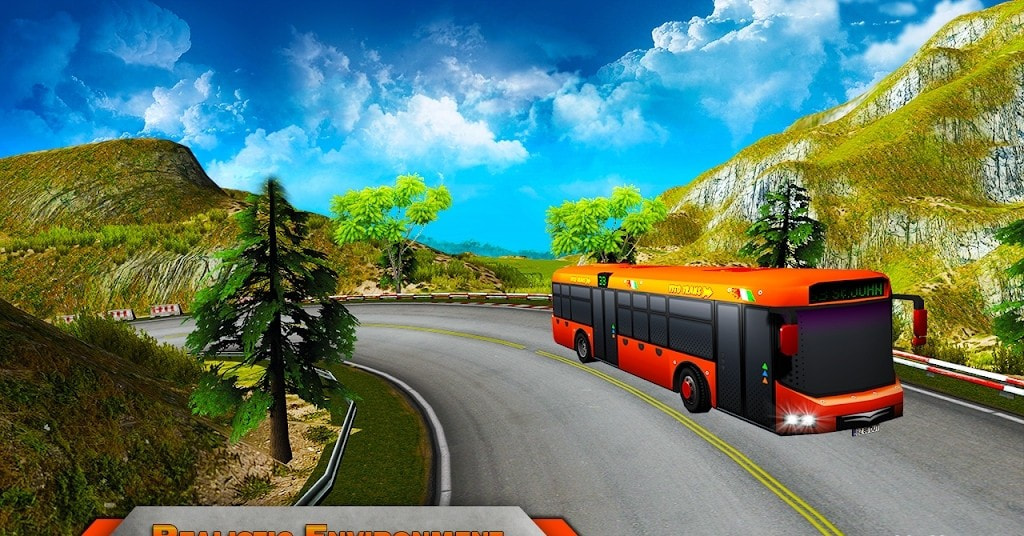 巴士停车3D模拟(Modern Tourist Bus parking 3D Game)0