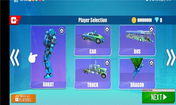 龙机器人方程式赛车(Dragon Robot Formula Car Game)截图4