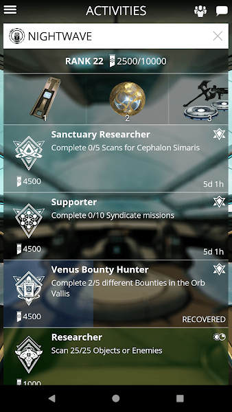 warframe手机app(Warframe Companion)截图2