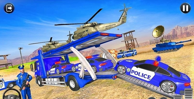 警察卡车运警车(Police Transport)1