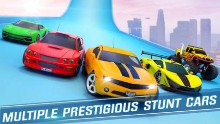 坡道汽车特技赛车Impossible Car Stunt截图3