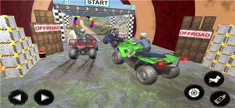 山地四轮摩托车赛Mountain Quad Bike Racing截图2