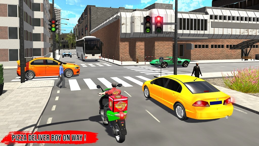 城市送披萨专员3D(City Pizza Delivery Boy 2020)截图1