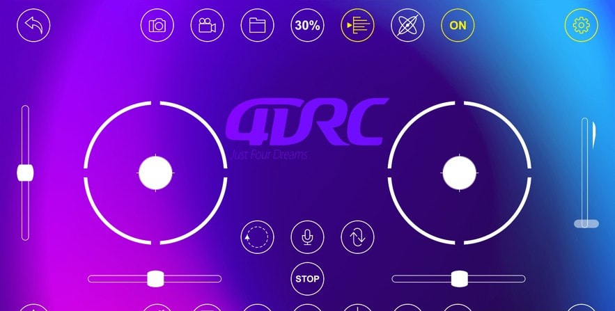 4DRC FPV四轴飞行器控制截图3