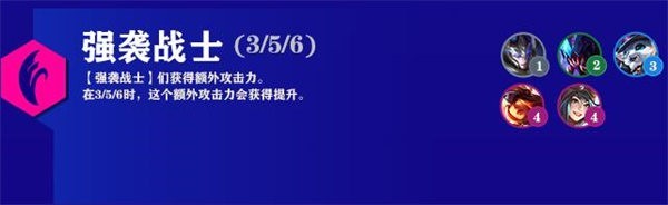 云顶之弈强袭战士阵容搭配推荐