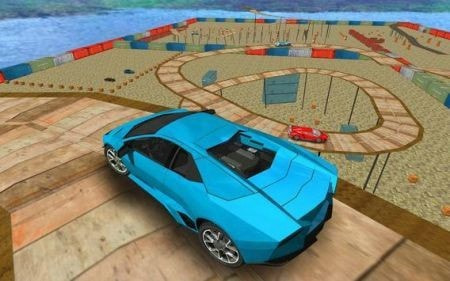 不可能的轨道车手(Car Impossible Tracks Driver : Hard Parking)截图3