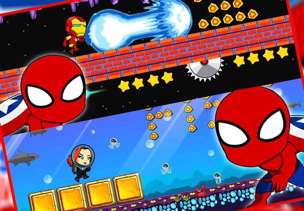 小蜘蛛侠复仇跑Spider Hero Avenger截图2