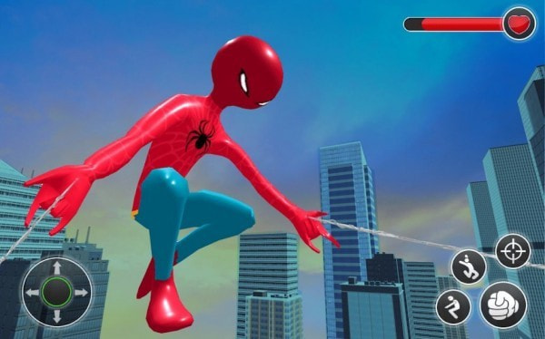 开放世界蜘蛛火柴人(Spider Stickman city battle)截图2