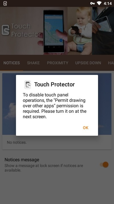 Touch Protector(禁用屏幕触摸)截图1