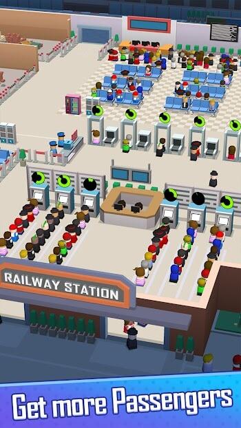 Idle Railway Tycoon无限钻石截图1