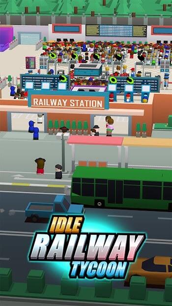 Idle Railway Tycoon无限钻石截图5