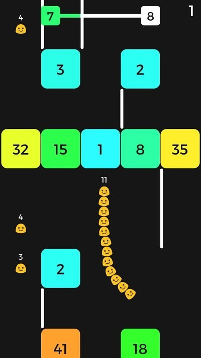 贪吃蛇顶砖块大作战截图1