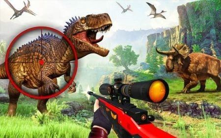 野生恐龙狩猎动物园(Wild Dinosaur Hunting Zoo Game)截图2