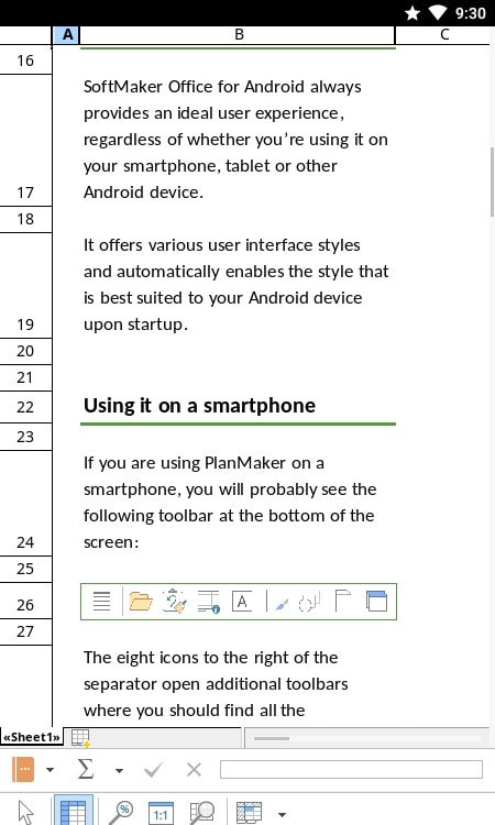 Office PlanMaker(Excel表格)3