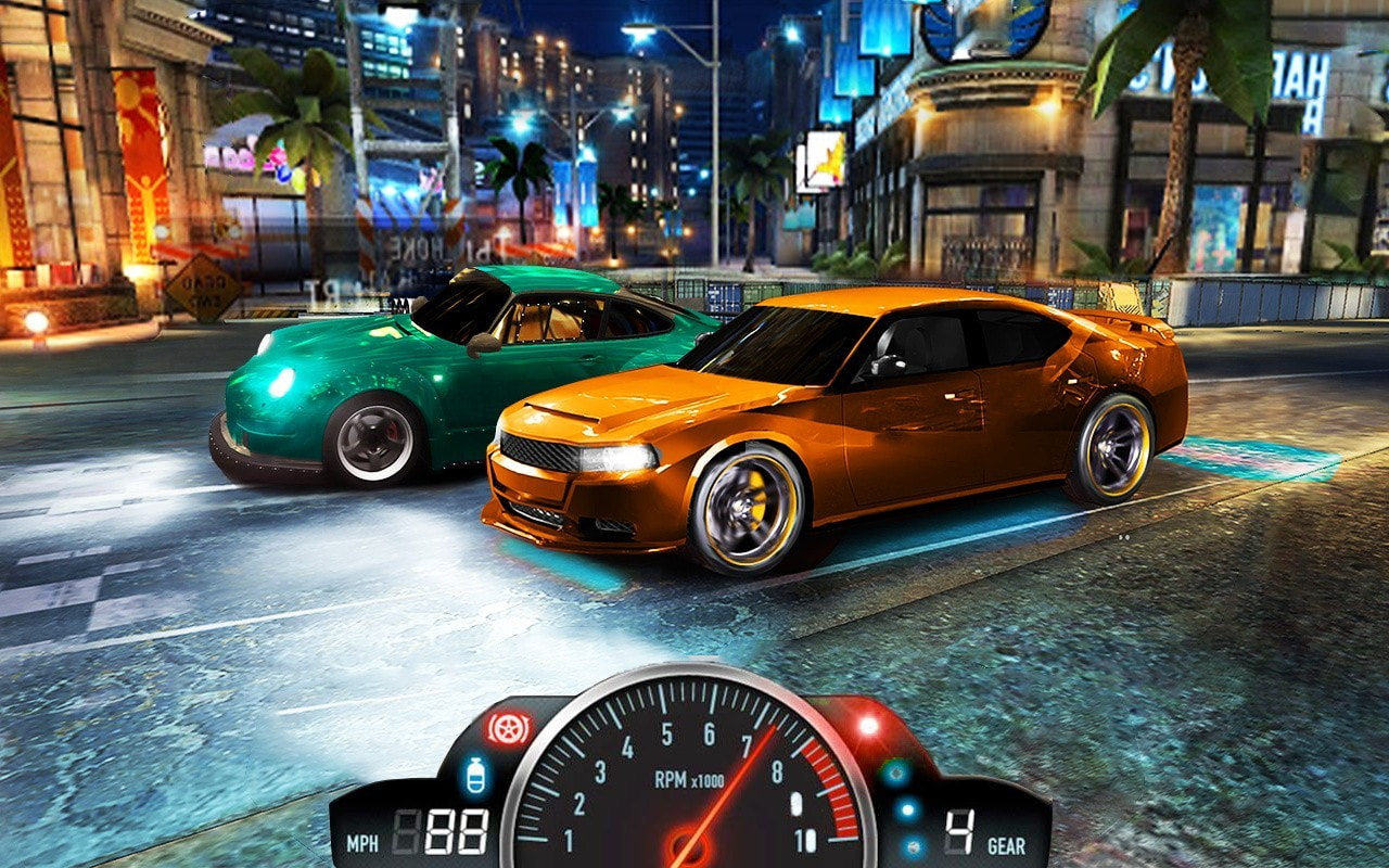 快速漂移模拟器(Fast cars Drag Racing game)截图1