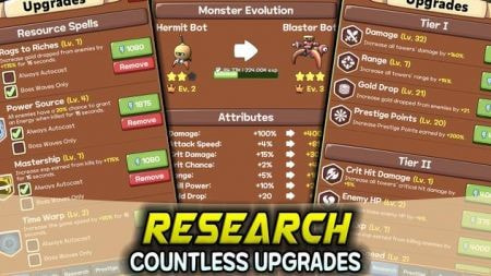 闲置怪物塔防进化Idle Monster TD Evolved截图3