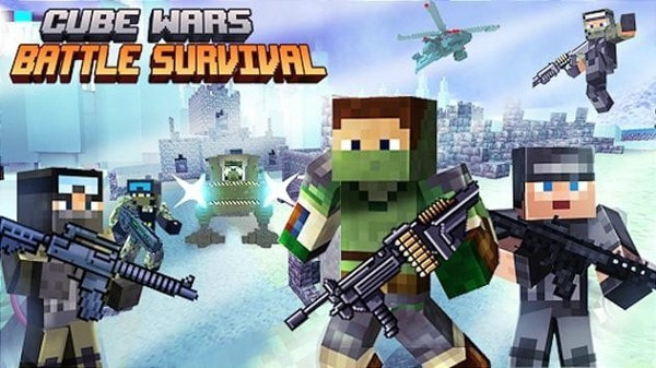 战斗方块生存之战(Cube Wars Battle Survival)截图2