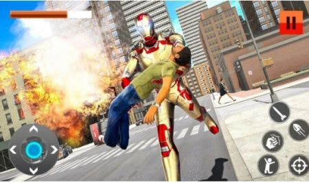 超级钢铁侠城市英雄Iron Superhero War: Iron Robot截图2