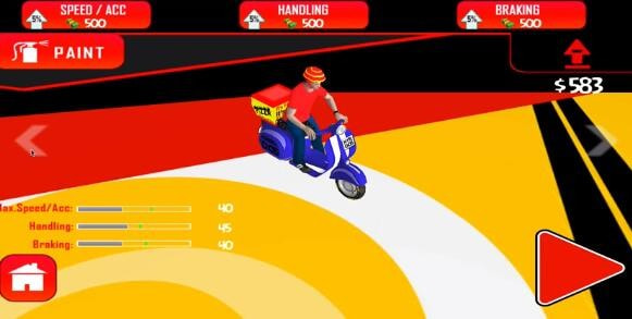 披萨自行车(Pizza Bike Game)截图1