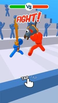 火柴人布娃娃跑Stickman Ragdoll Run截图1